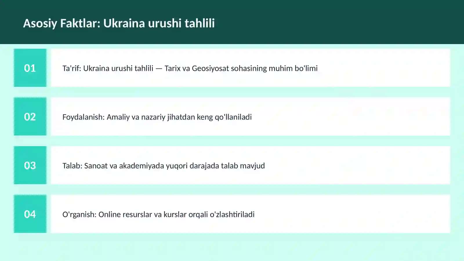 Ukraina urushi tahlili 3