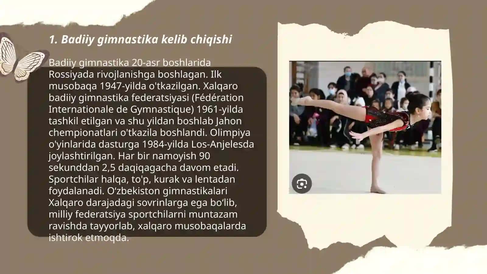 Badiiy gimnastika tarixi 3
