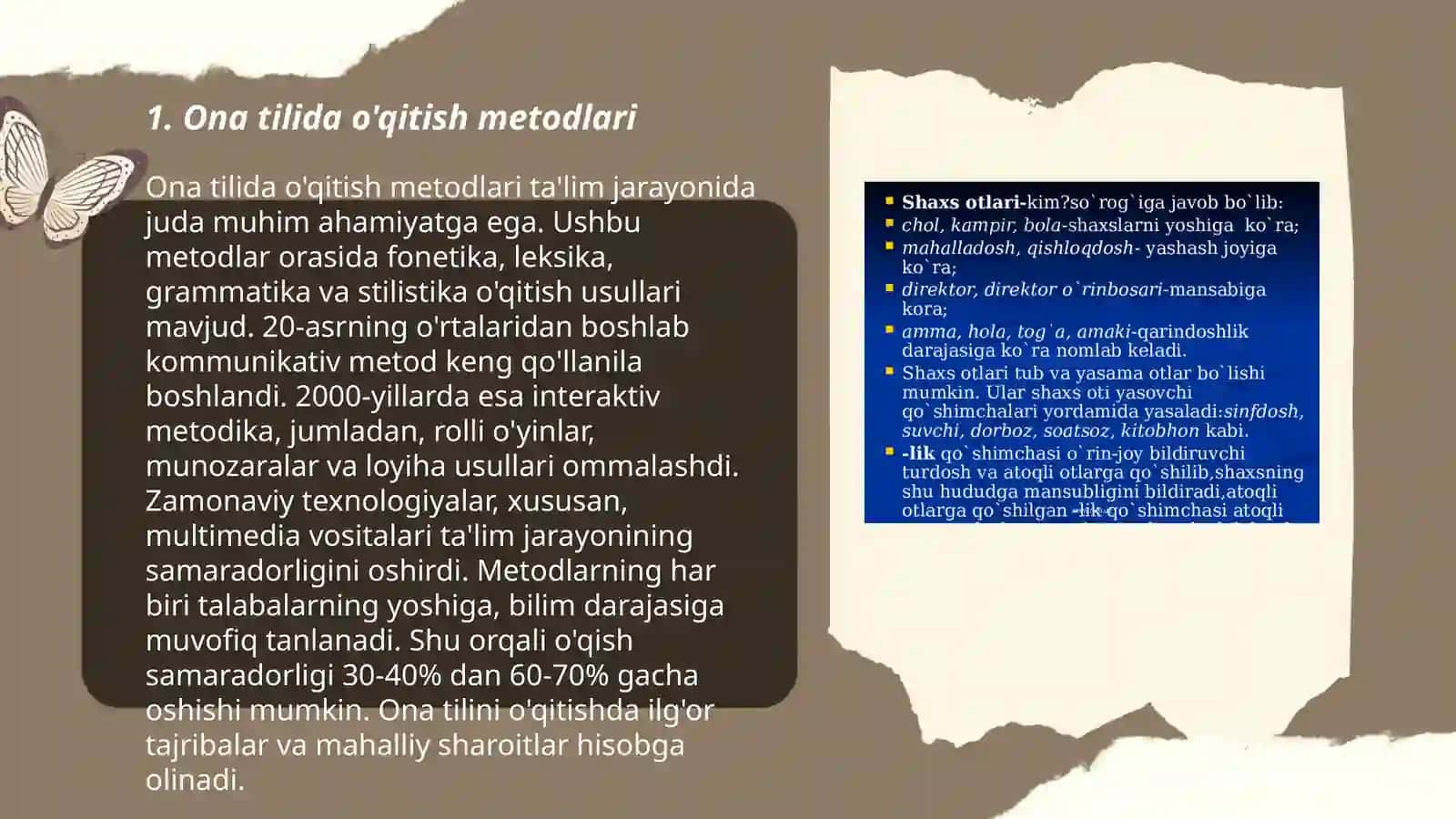 Ona tili o'qitish metodikasi 3