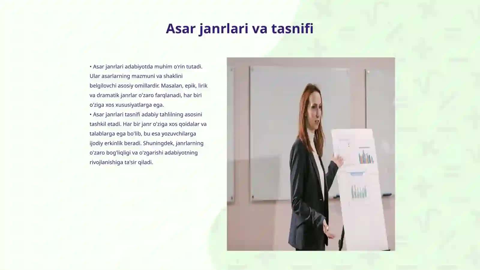 Asarlarni janri va obrazlar tizimiga koʻra oʻrganish 3