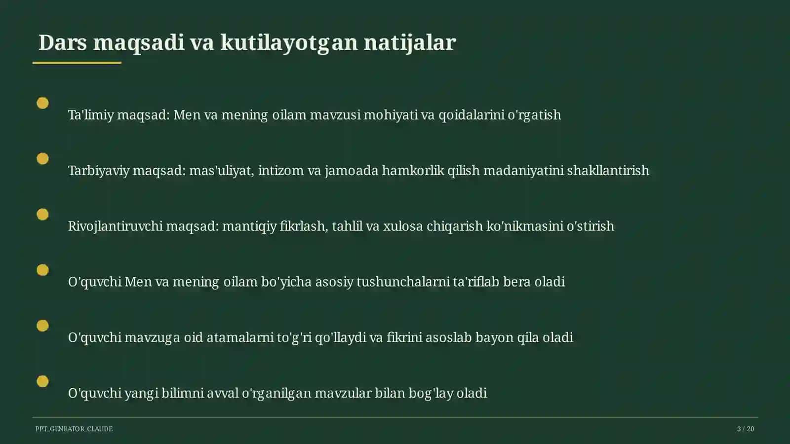 Men va mening oilam (1-sinf) 3