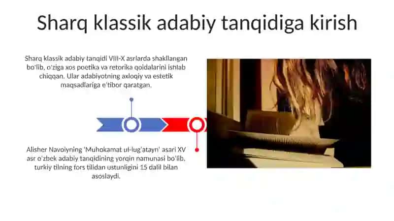 Sharq mumtoz adabiyotshunosligi boʻyicha taqdimot yaratish 3