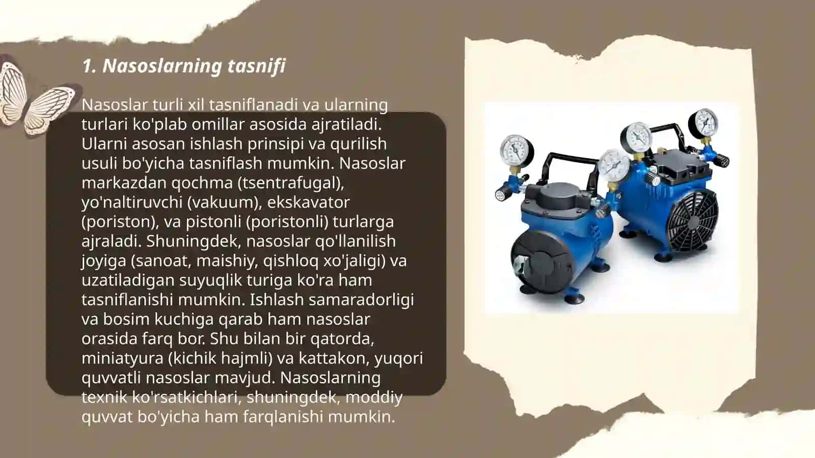 Nasoslarning asosiy parametrlari 3
