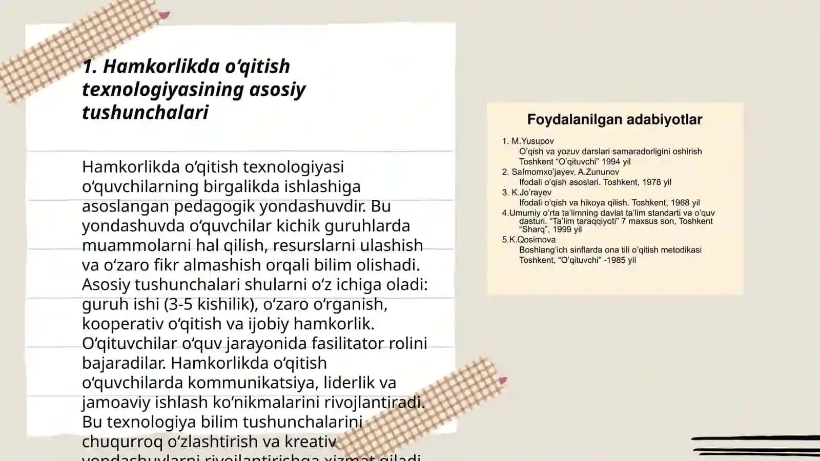 Umumiy biologiyani òqitishda hamkorlikda òqitish texnologiyasidan foydalanish 3