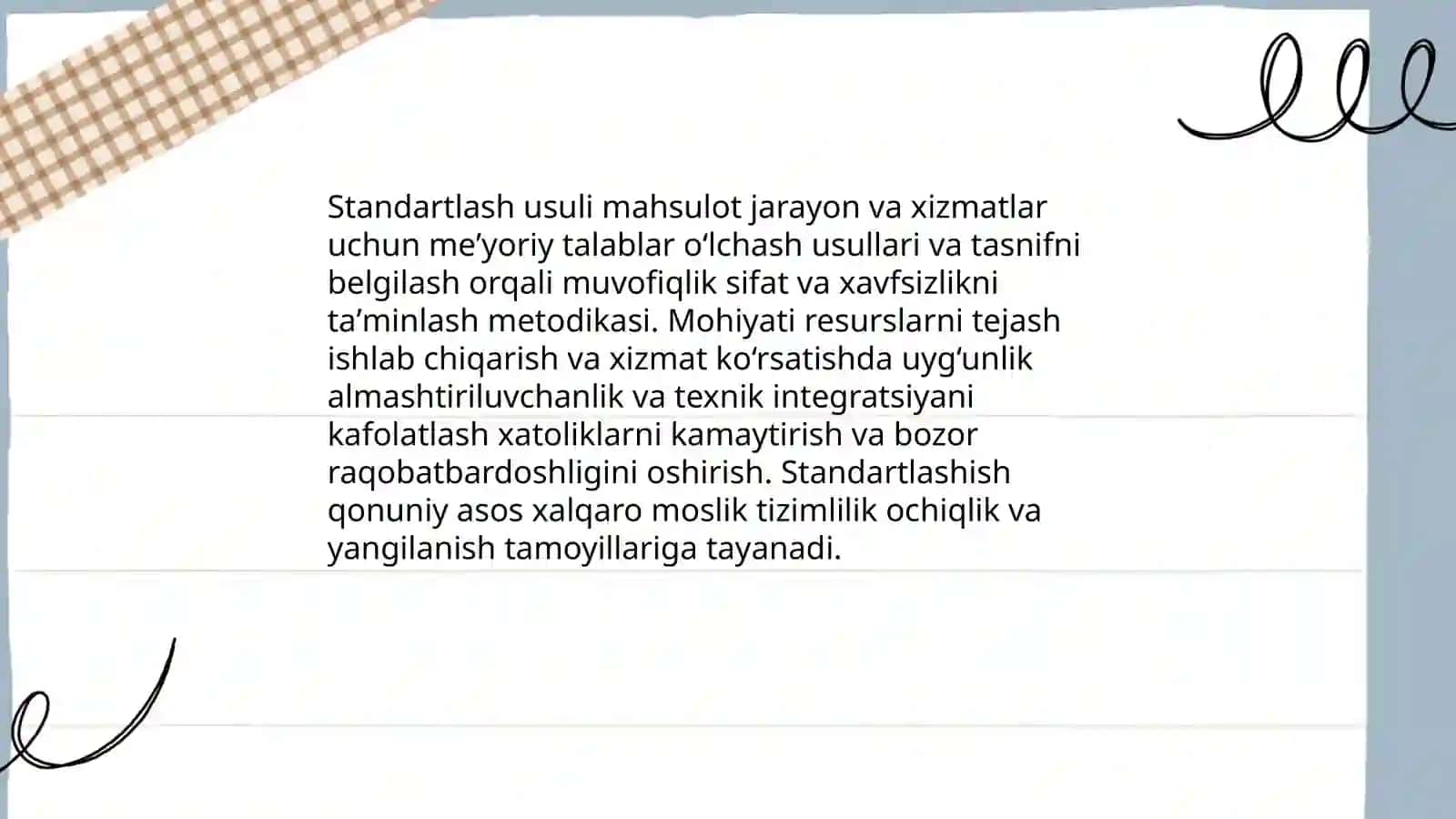 Standartlash usuli 3