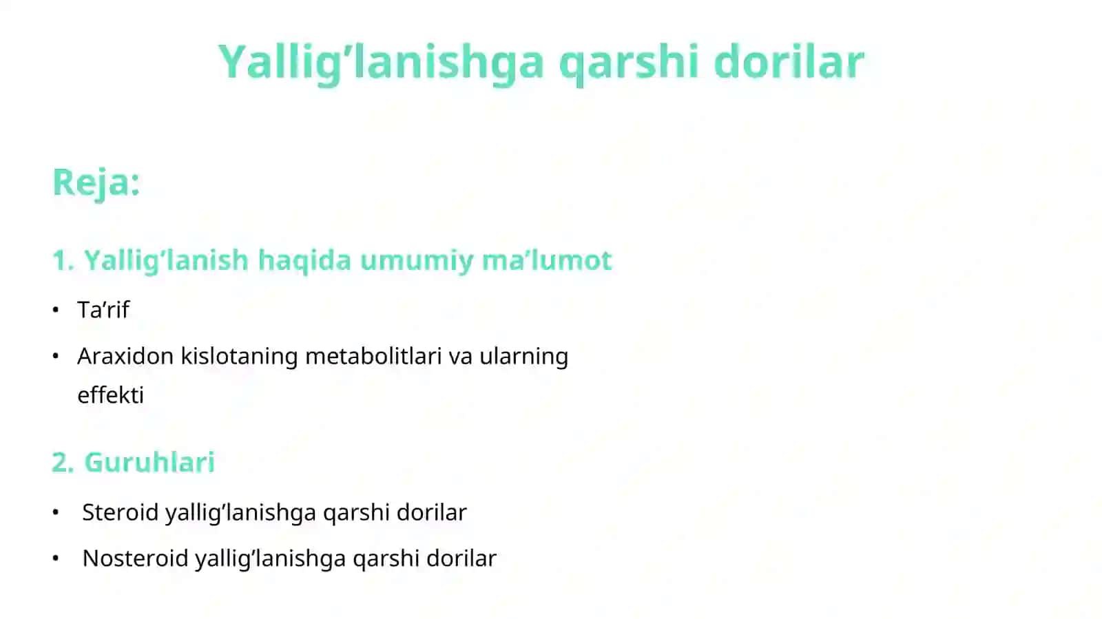 Yallig’lanishga qarshi dorilar 3