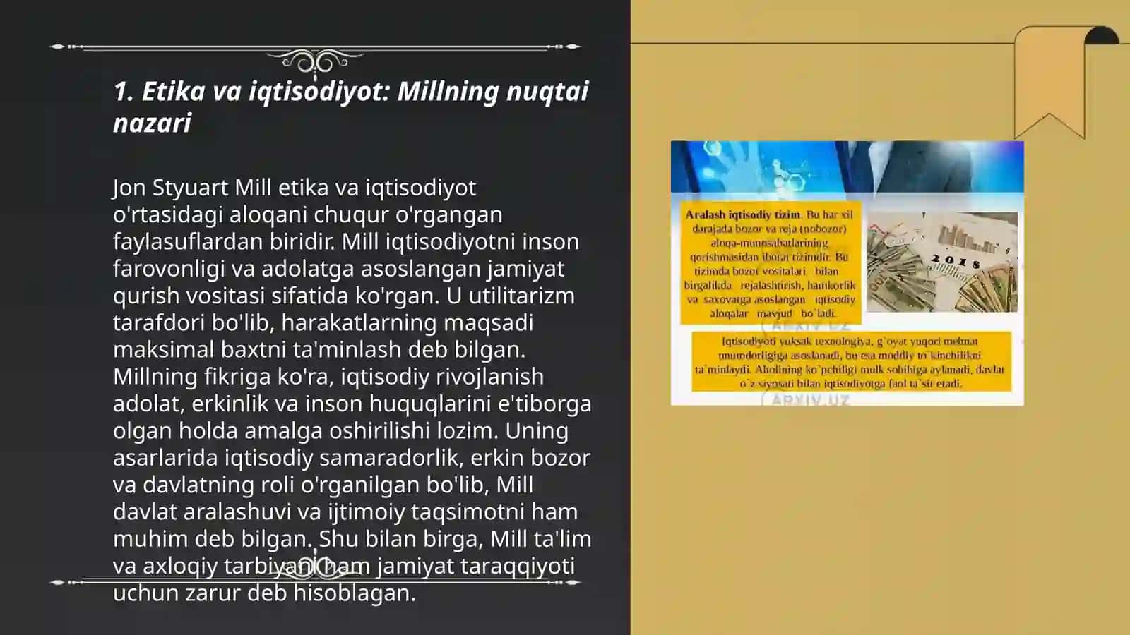 J.S.Millning iqtisodiy qarashlari 3
