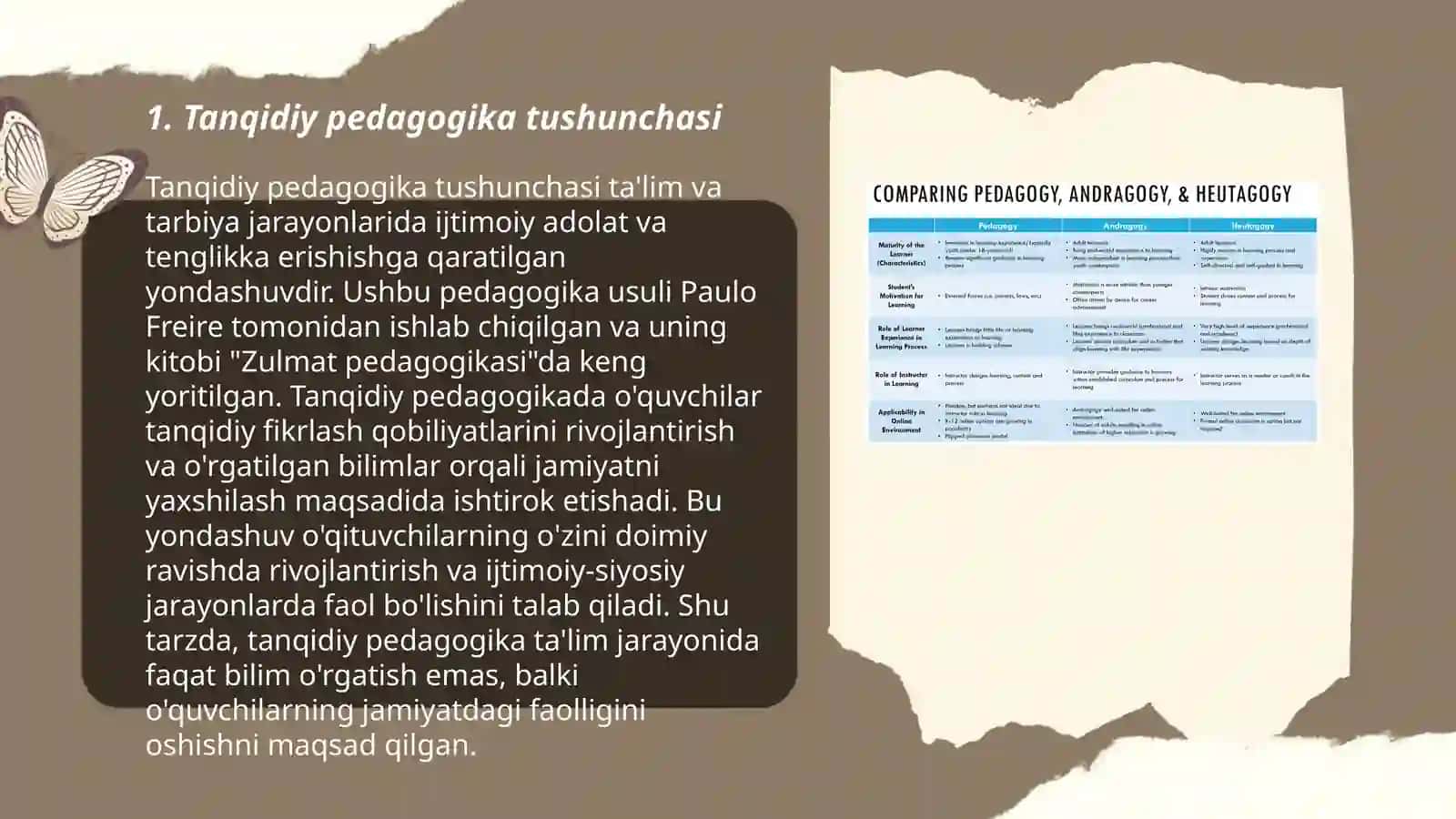 Tanqidiy pedagogikaning tarixiy rivojlanishi 3