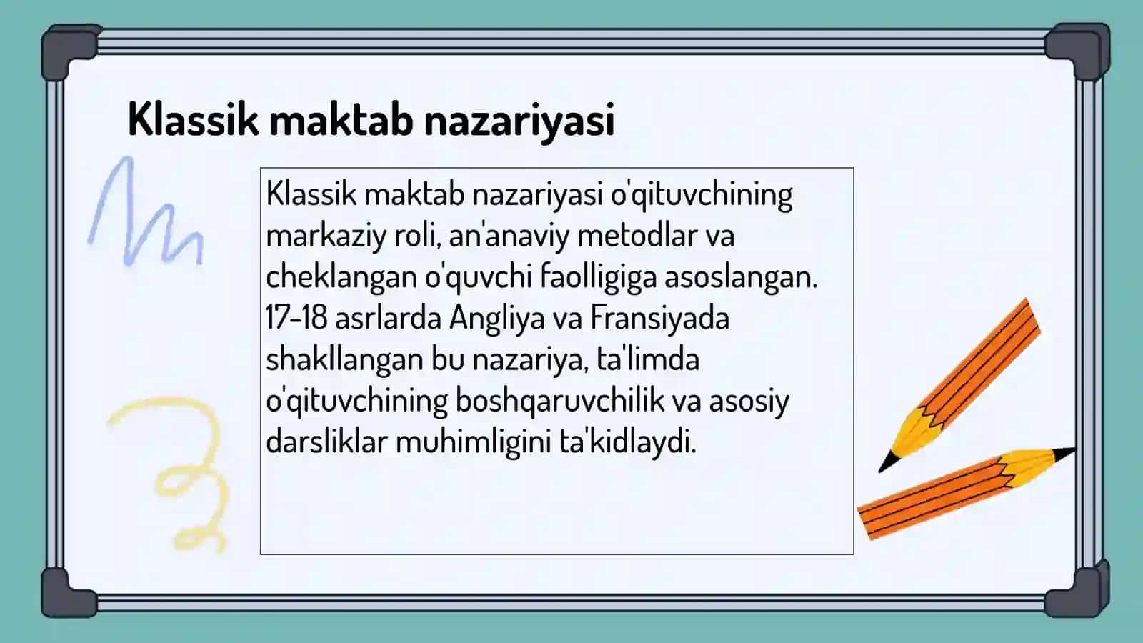 Angliya va Fransiyada klassik (mumtoz) maktabning shakllanishi 3