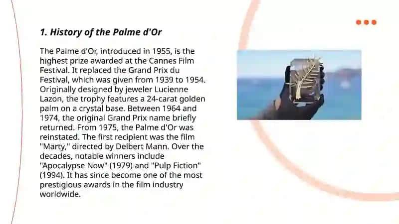 The Palme d'Or 3
