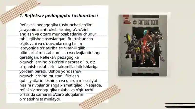 Boʻlajak oʻqituvchi tayyorgarligining refleksiv texnalogiyalari 3