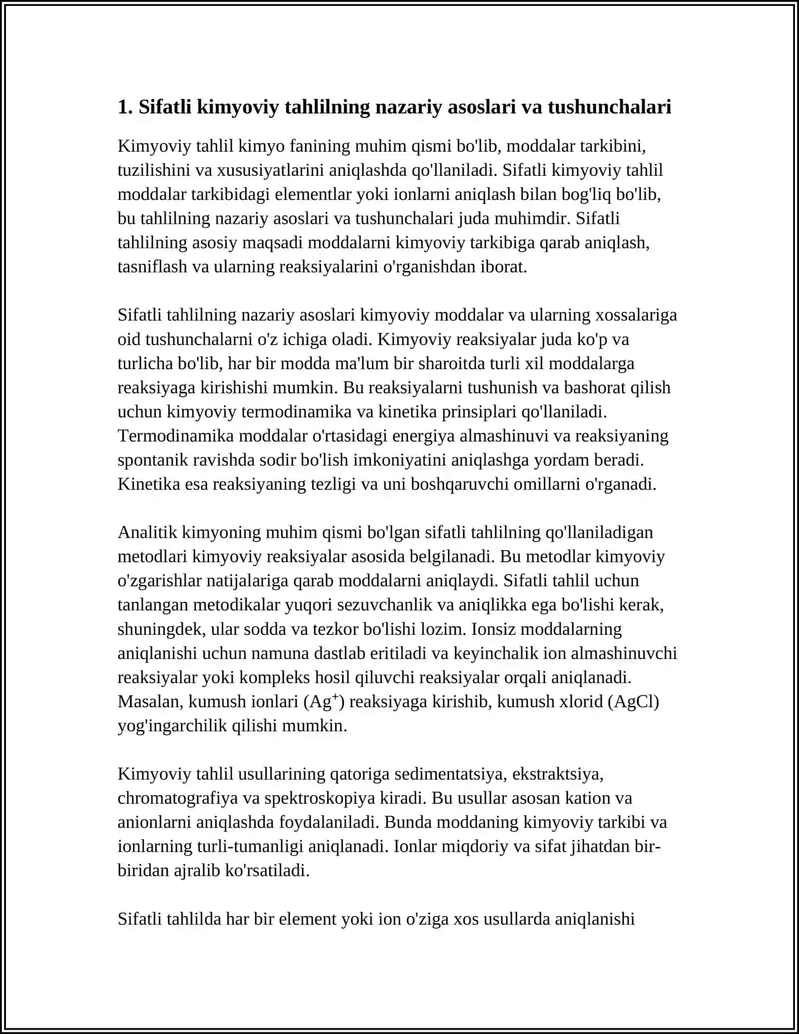 KIMYODA SIFATGA DOIR MASALALAR YECHISH TURLARI VA ULARNI YECHISH METODIKASI 3