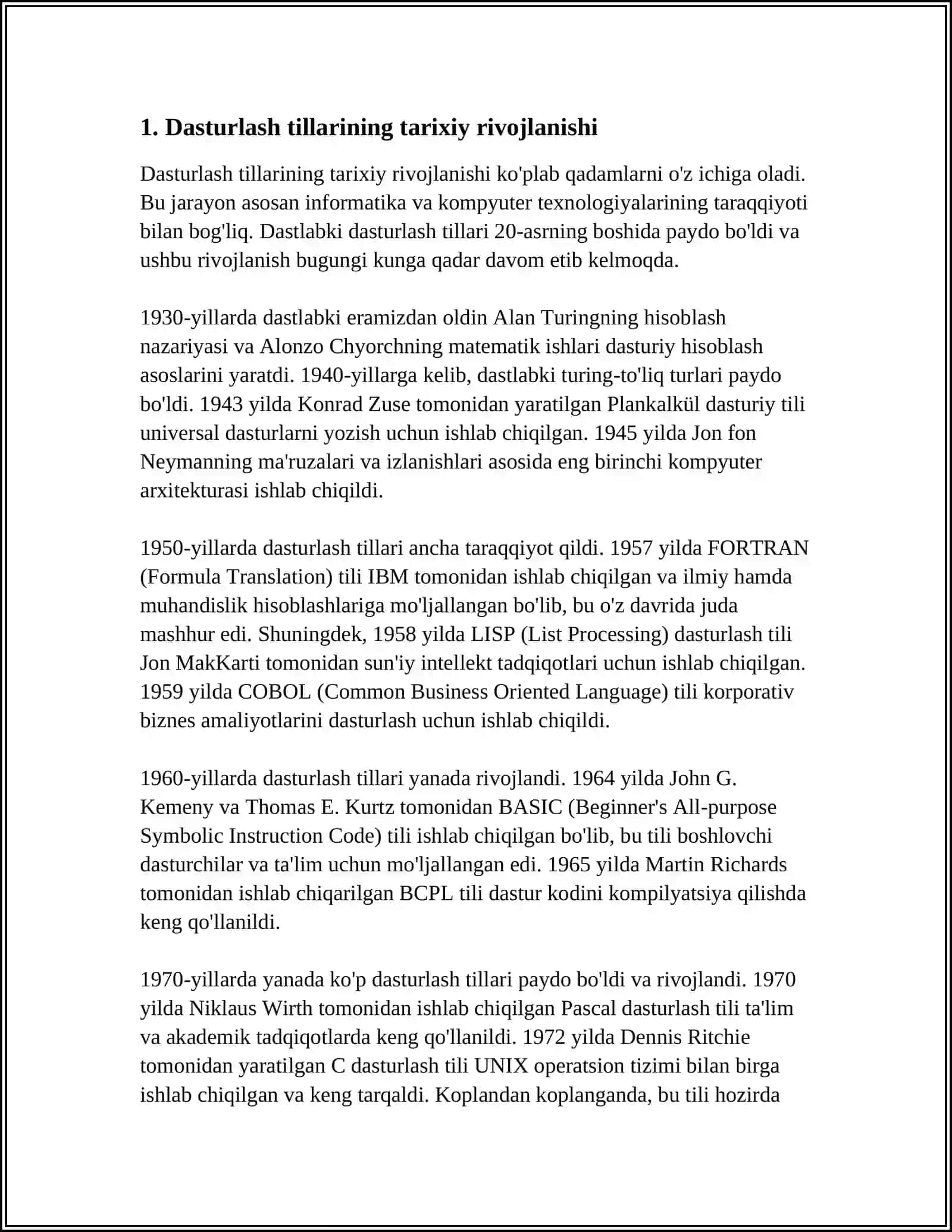 DASTURLASH TILLARINING TUZILISHI VA TASNIFI 3