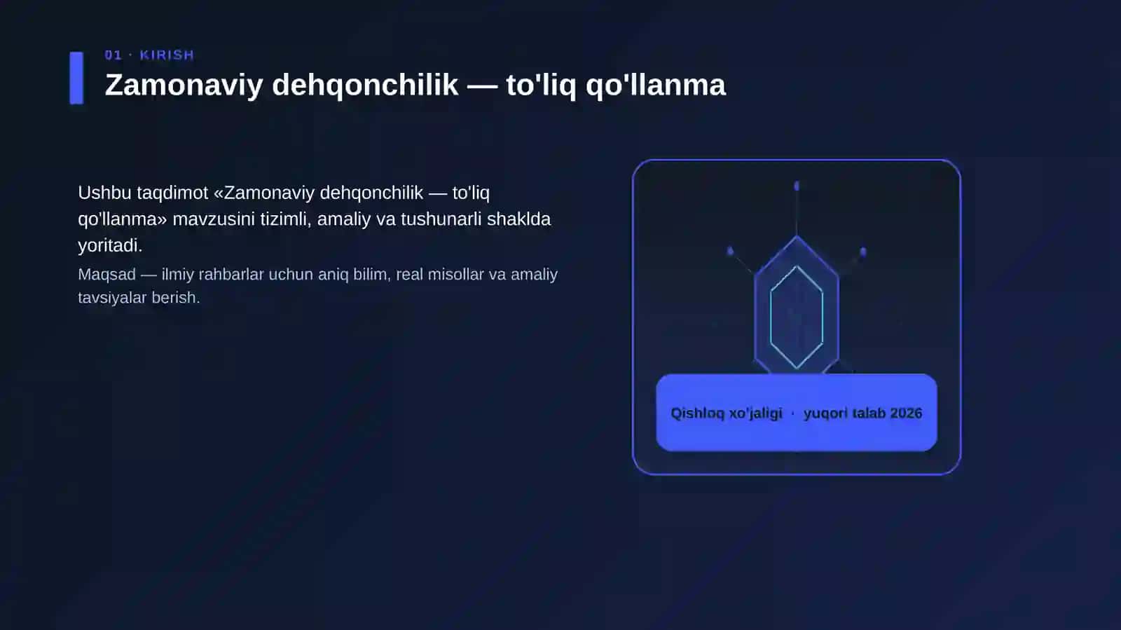Zamonaviy dehqonchilik — to'liq qo'llanma 3