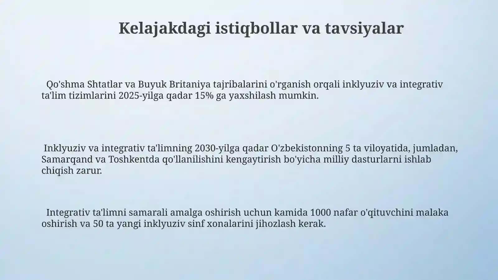 Inklyuziv va integratsiyalashgan ta'limning qiyosiy tahlili 3