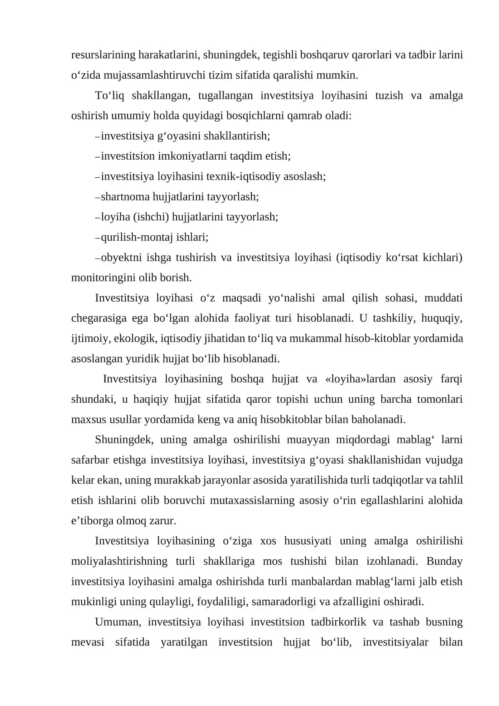 Iqtisоdiyotni rivоjlаntirishdа invеstitsiya lоyihаlаrini аmаlgа 3