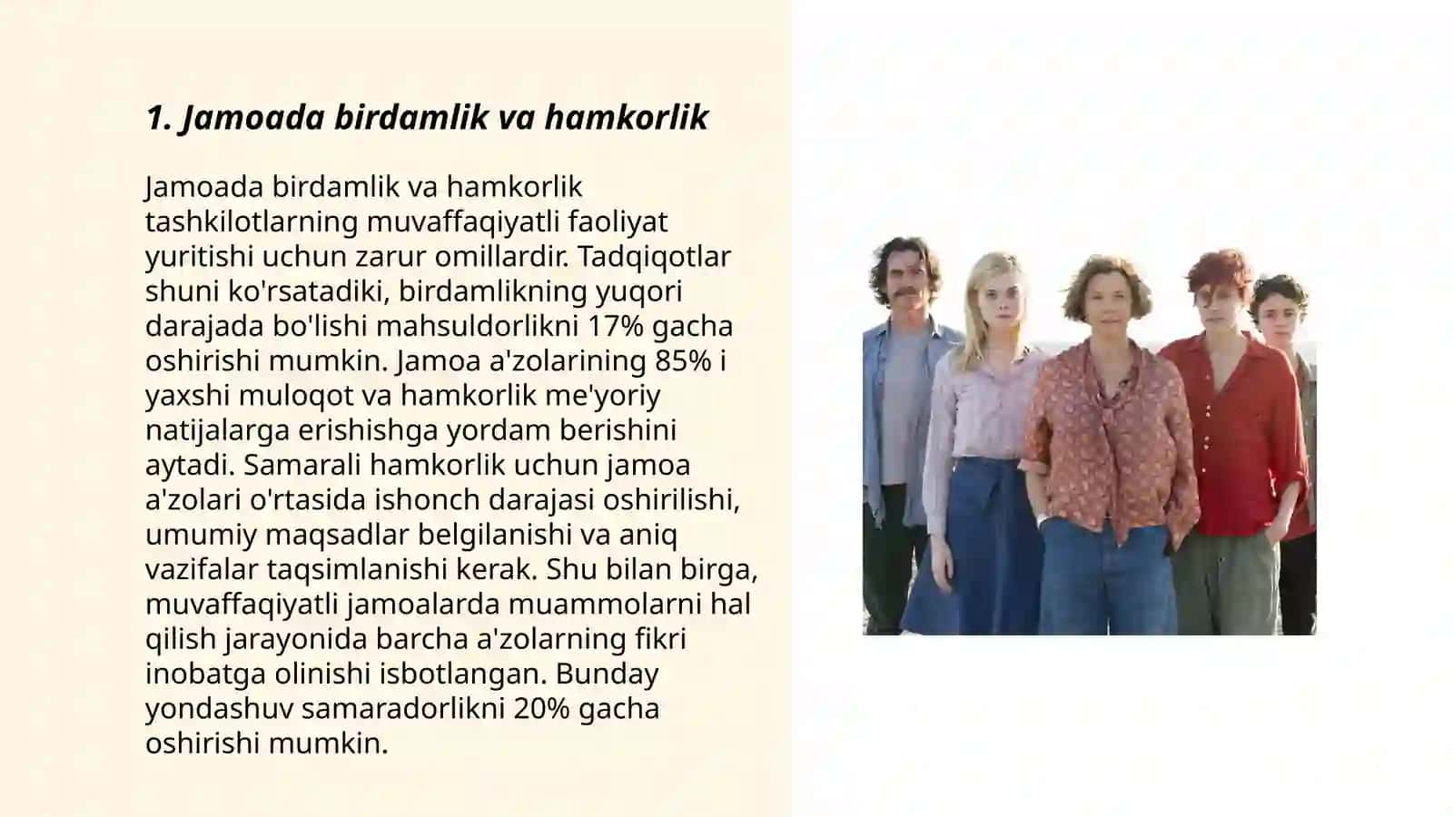 Jamoada va jamoa orqali tarbiyalash tarbiyaning eng muhim tamoyillaridan biri 3