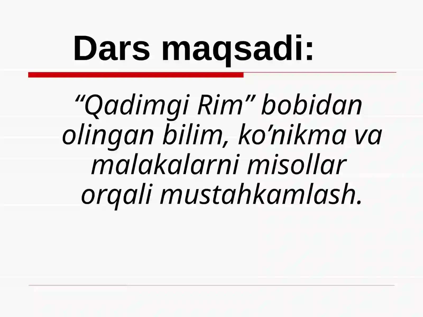 QADIMGI RIM MADANIYATI 3