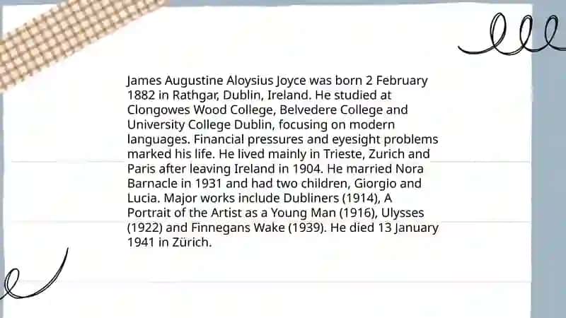 James Joyce 3