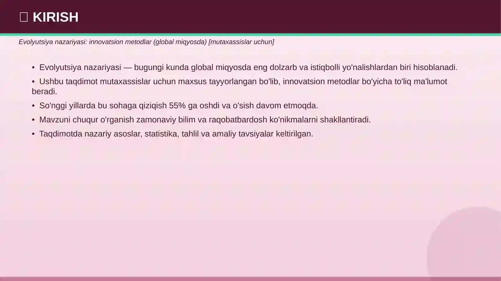 EVOLYUTSIYA NAZARIYASI 3