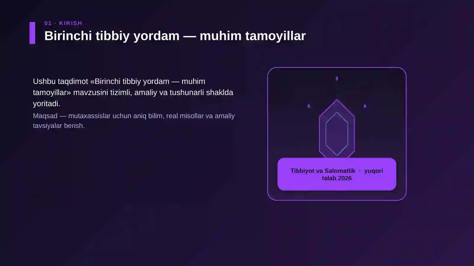 Birinchi tibbiy yordam — muhim tamoyillar 3