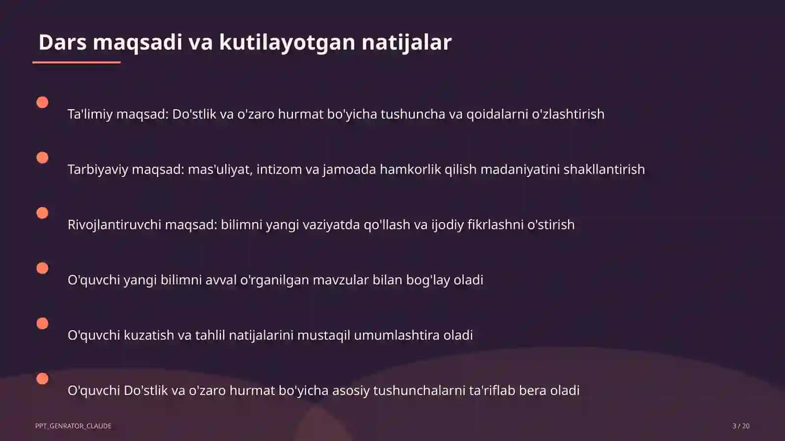 Sinf soati va tarbiyaviy tadbirlar 3