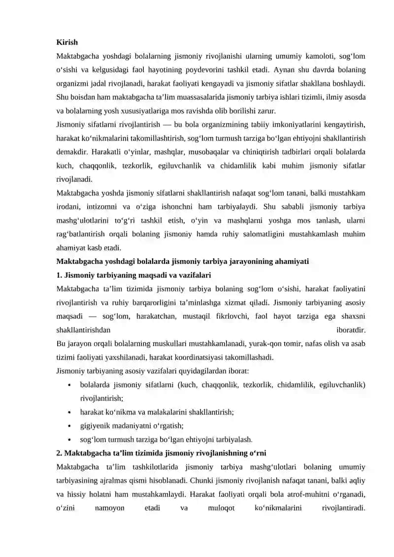 BOLALARDA JISMONIY SIFATLARNI RIVOJLANTIRISH 3