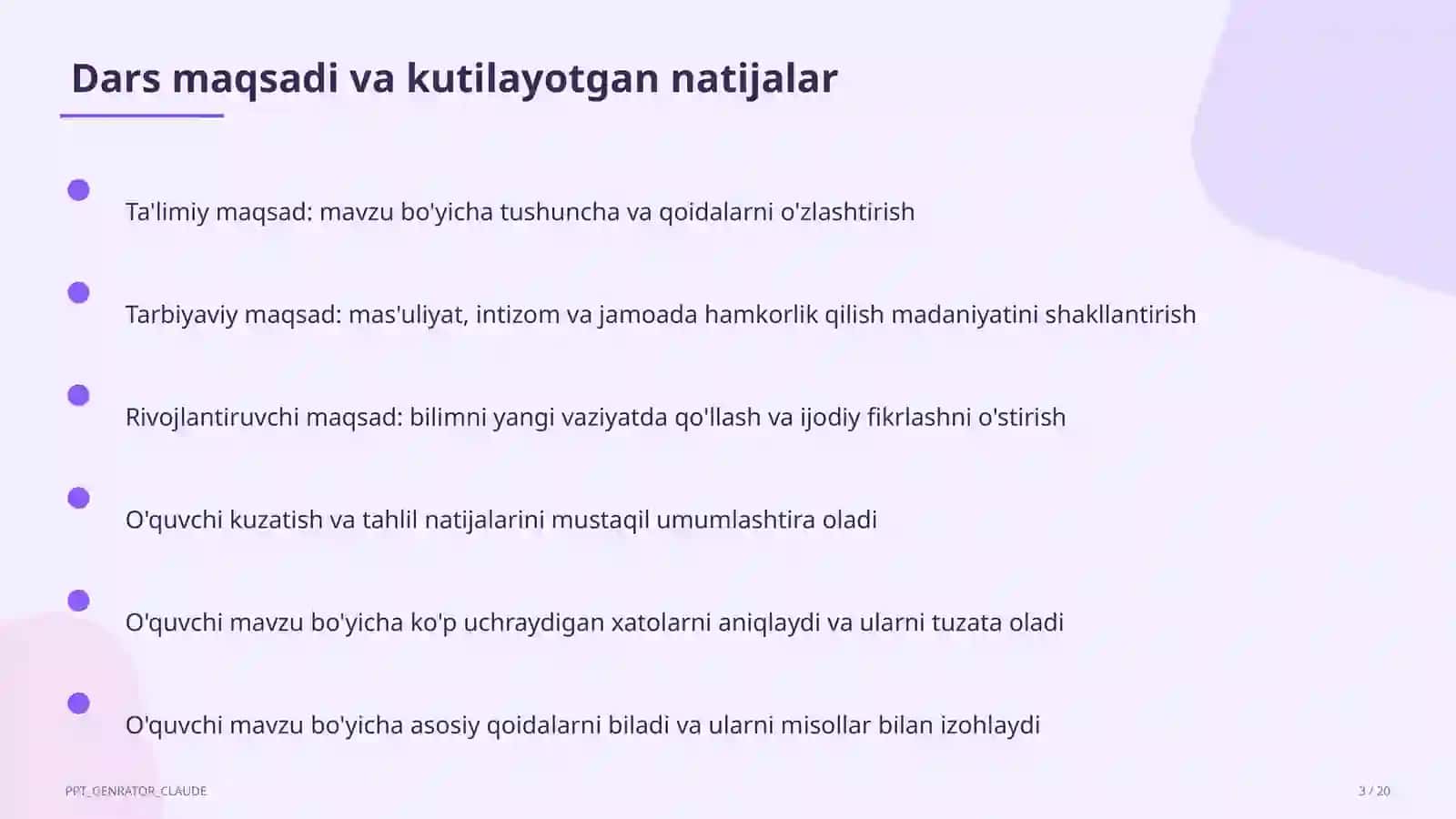 Sinuslar va kosinuslar teoremasi (9-sinf) 3
