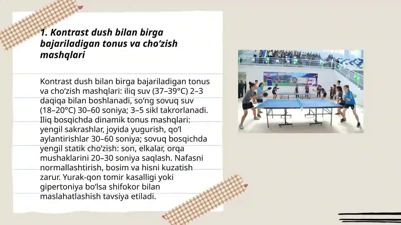 Chiniqtirish tadbirlari suv tadbirlari 3