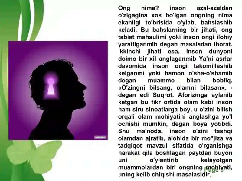 Ong va ongsizlik 3