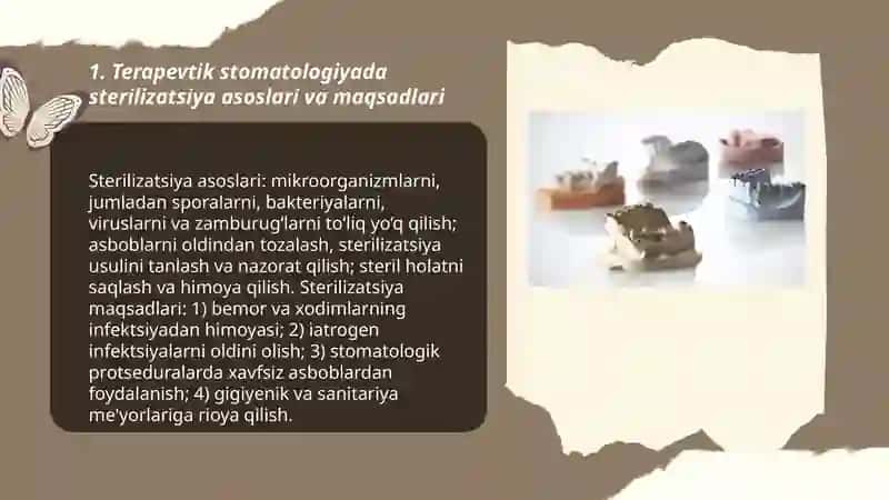 Terapevtik stomatologiyada strelizatsiya usullari 3