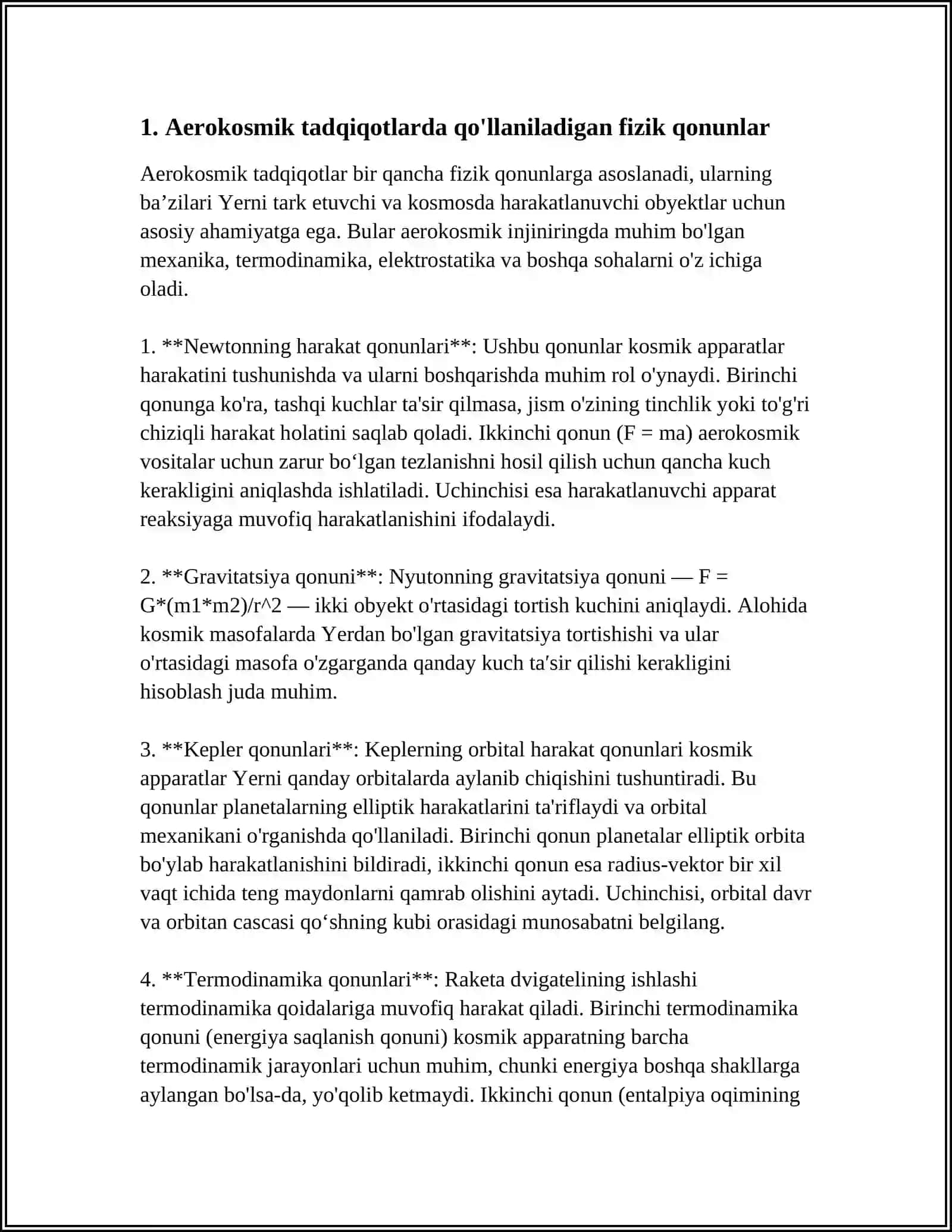 AEROGOSMIK TADQIQOT USULLARINING FIZIK ASOSLARI VA TEXNIK VOSITALARI 3