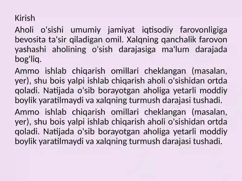 Demografiyaning boshqa fanlar tizimidagi o’rni 3