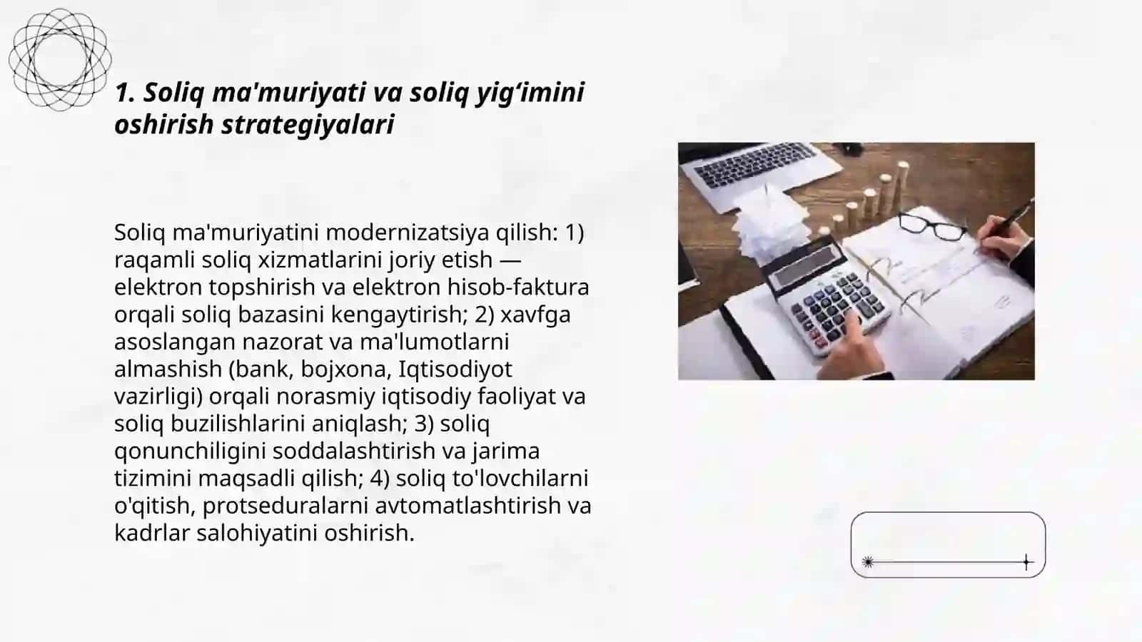 Soliq tizimini takomillashtirish masalalari 3