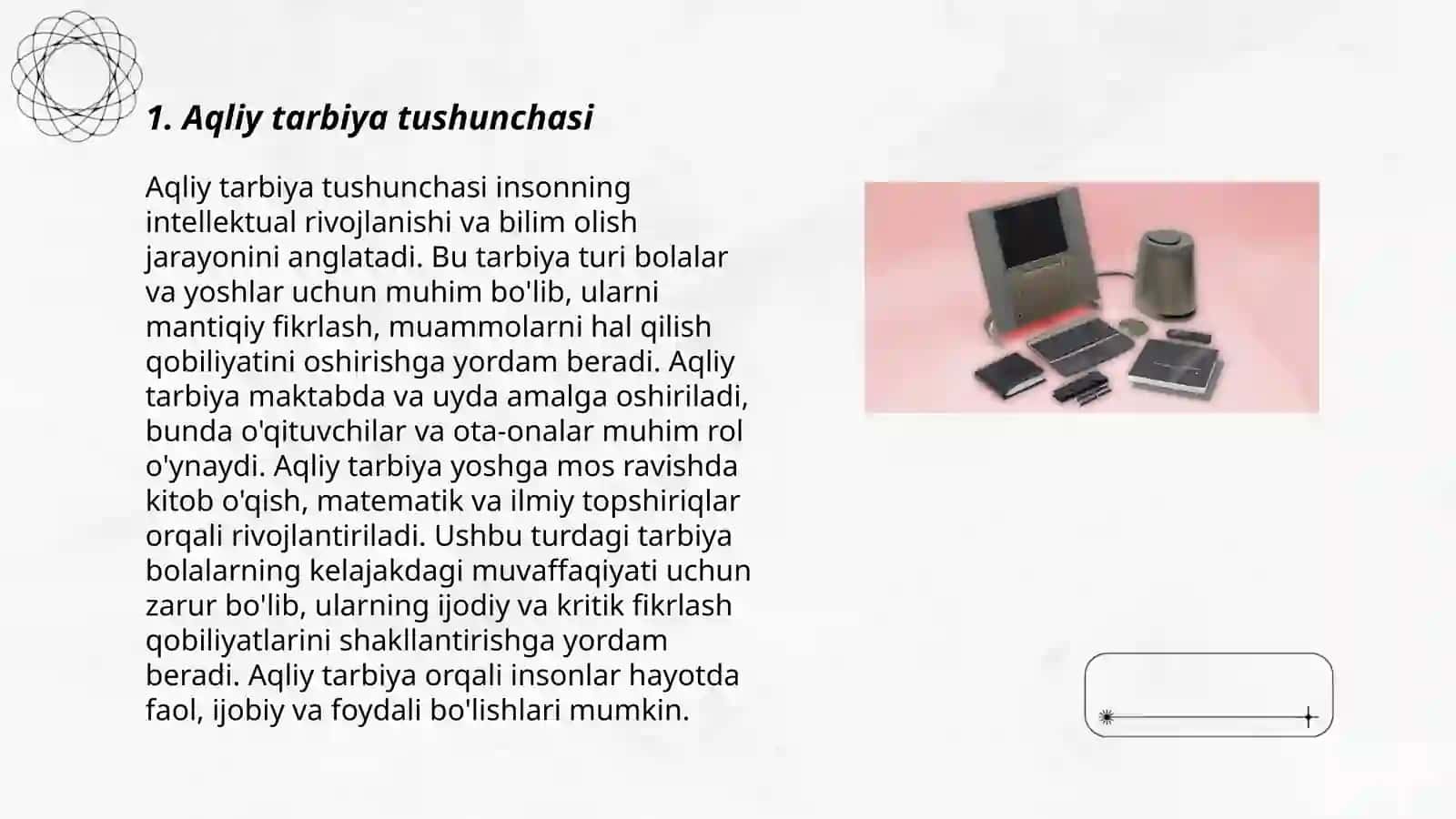 Aqliy tarbiya tushunchasi 3