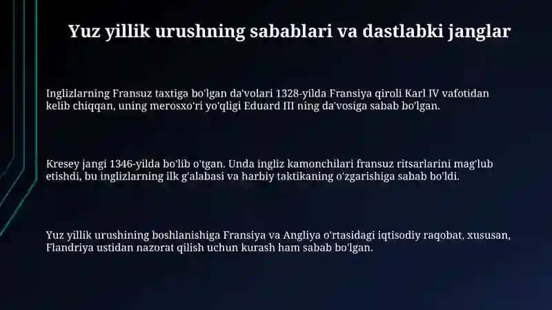 Yuzyillik urush 3