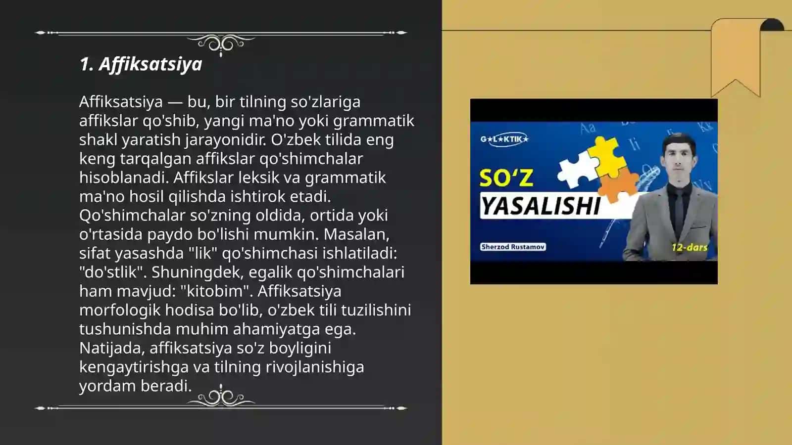 Soʻz yasalishi tamoyillari 3