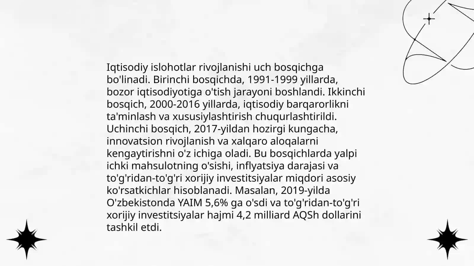 Iqtisodiy islohotlar, xususiy mulkchilikning shakllanishi 3