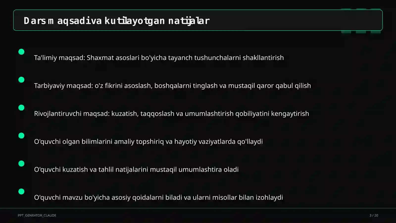 Shaxmat asoslari (4-sinf) 3
