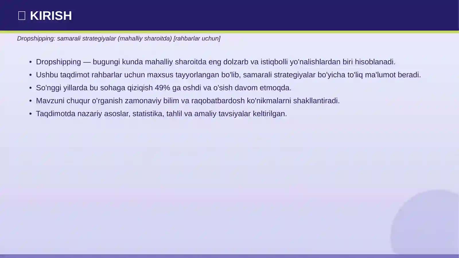 Dropshipping: samarali strategiyalar (mahalliy sharoitda) [rahbarlar uchun] 3