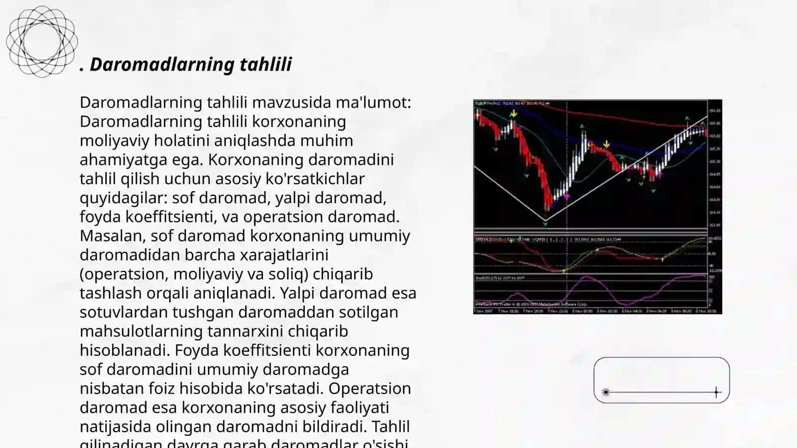 Daromadlarning tahlili 3