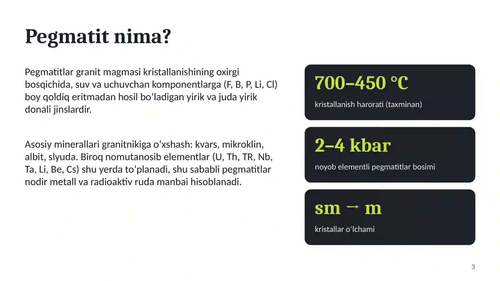Pegmatit uran konlari va ularning morfologiyasi 3