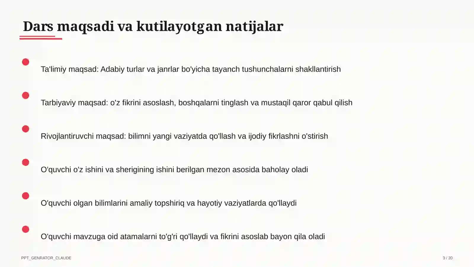Adabiy turlar va janrlar (10-sinf) 3