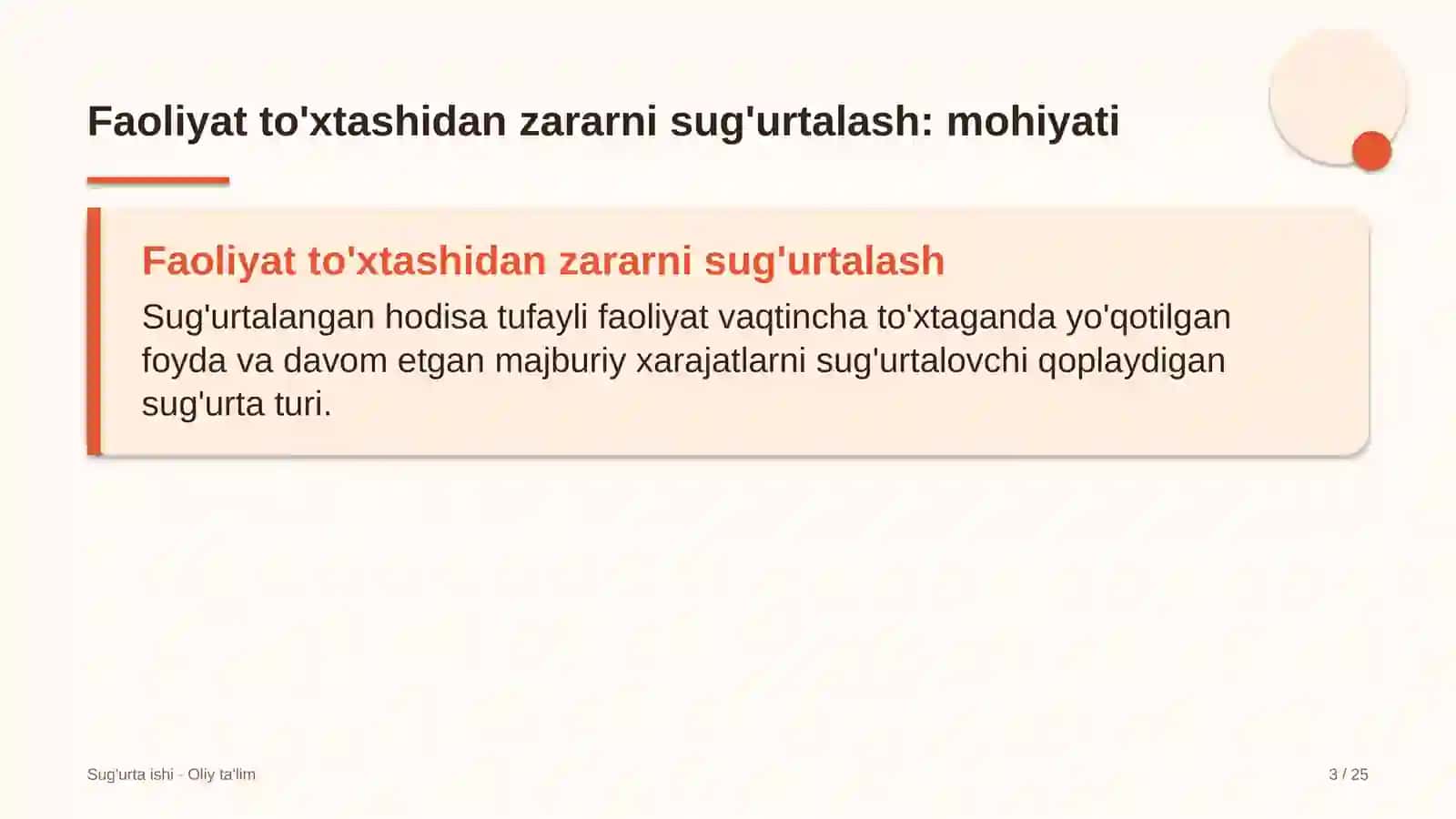 frilans platformalarida faoliyat to'xtab qolishidan ko'rilgan zararni sug'urtalash 1994 3
