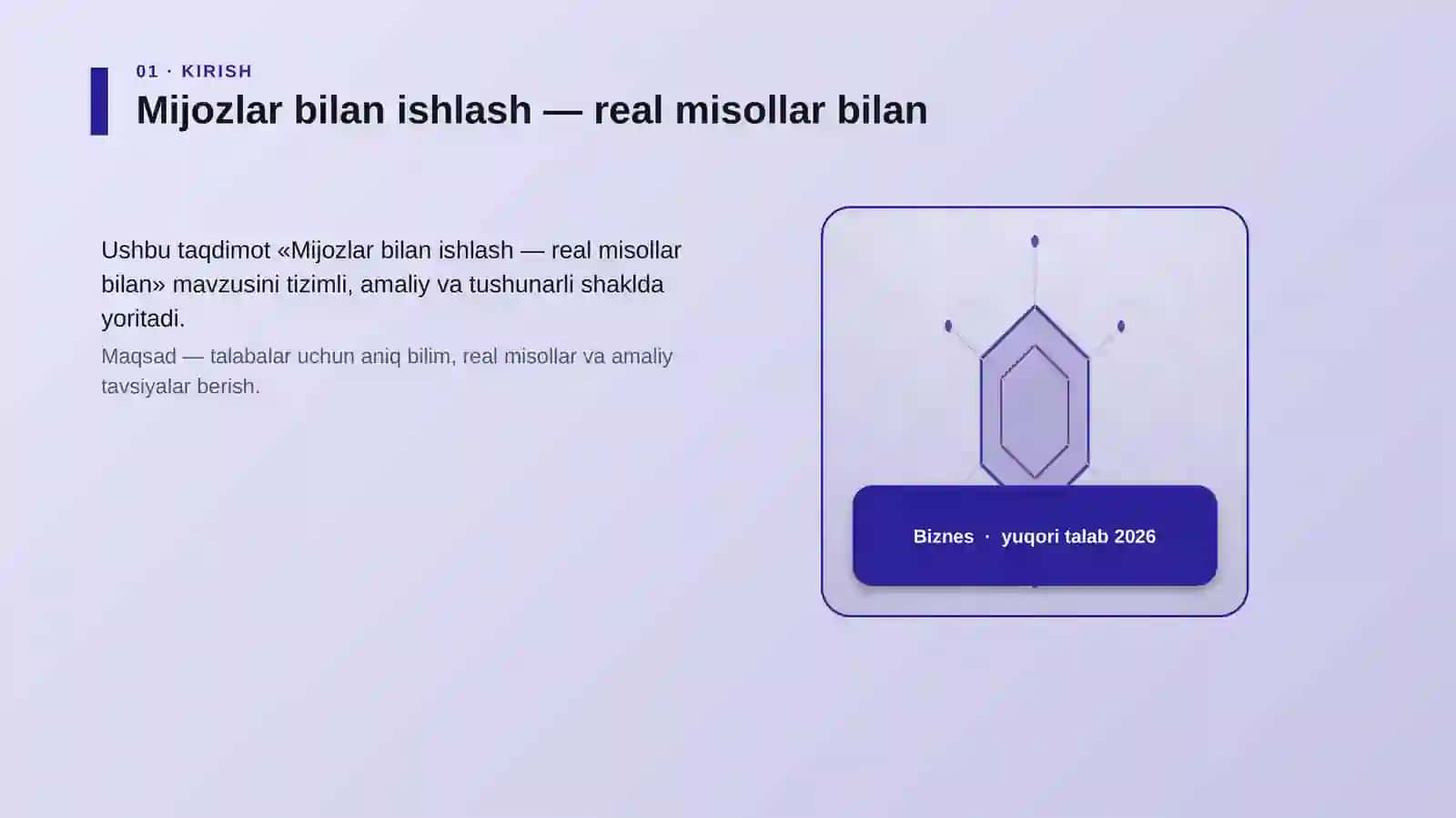 Mijozlar bilan ishlash — real misollar bilan 3