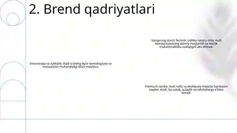 Audi Kompaniyasi 3