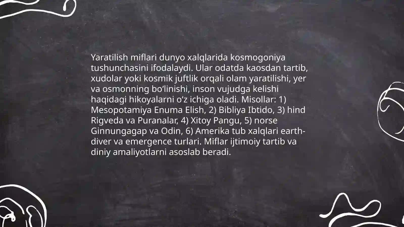 Yaratilish miflari 3