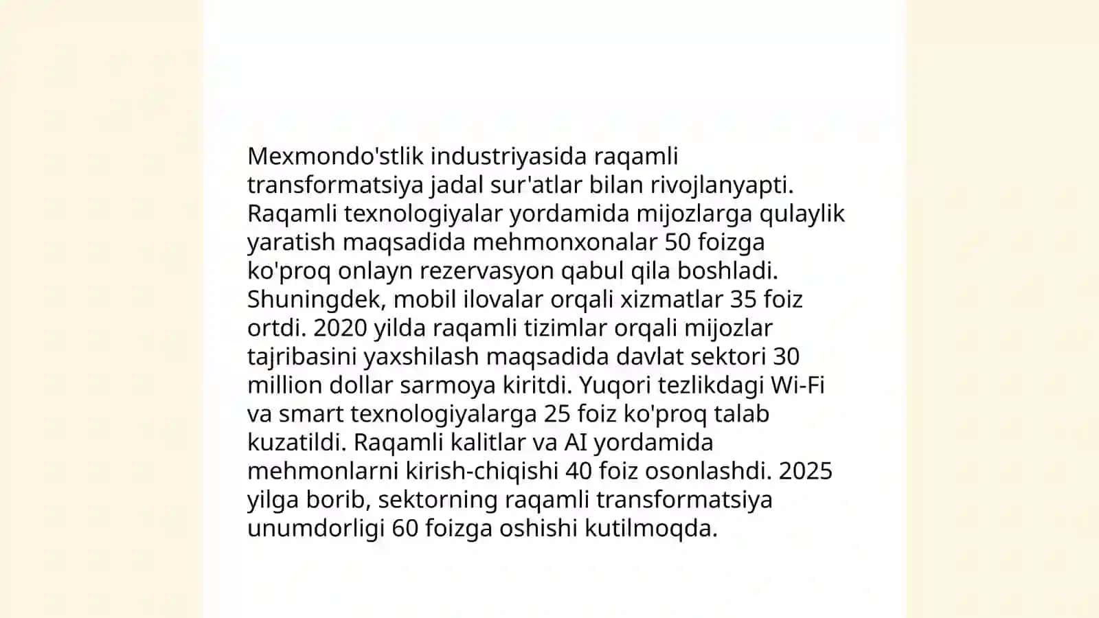 Mexmondo’stlik industriyasida internet texnologiyalaridan foydalanishning xalqaro tajribasi 3