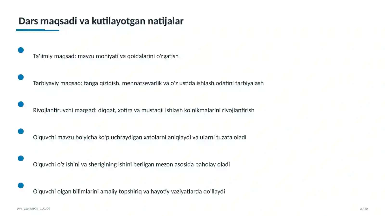 Interfaol metodlar: Klaster va Aqliy hujum 3