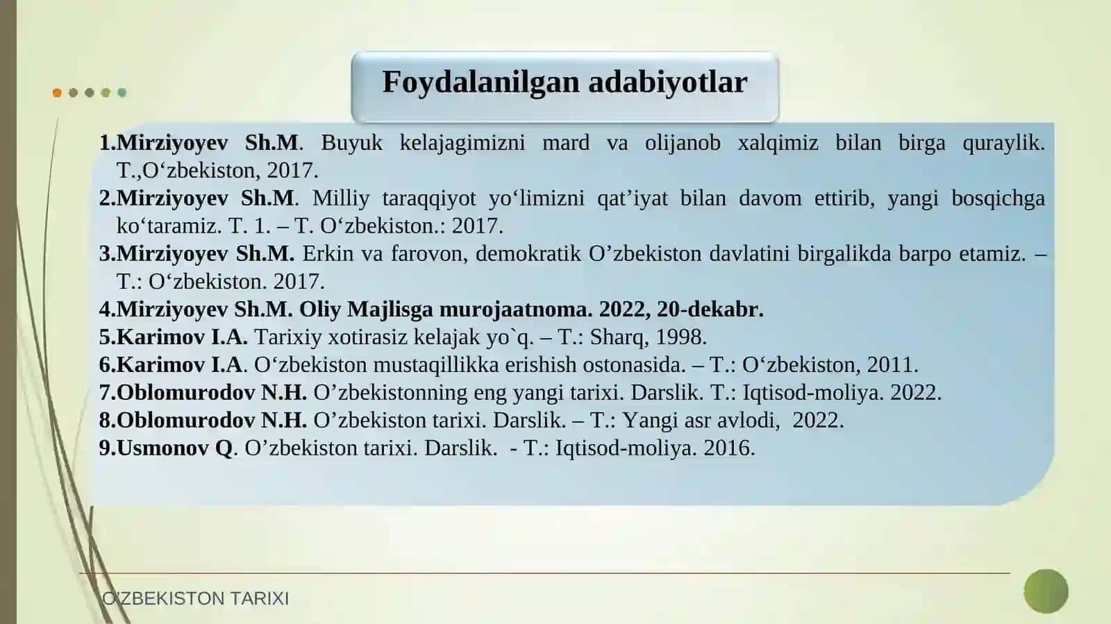 Mustaqil O‘zbekiston Respublikasi tashkil topishining tarixiy ahamiyati 3
